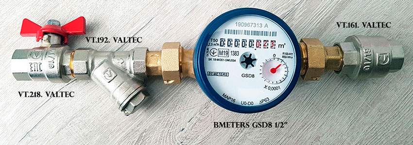 BMeters GSD8 1/2" komplekt