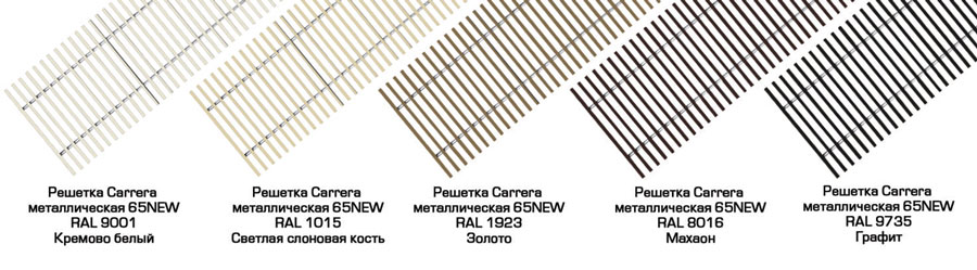 Решетки для внутрипольных конвекторов