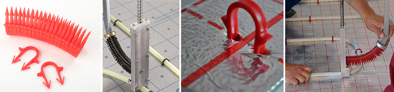 Якорные скобы теплого пола