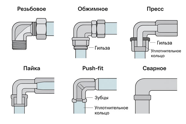Принцип соединения уголков