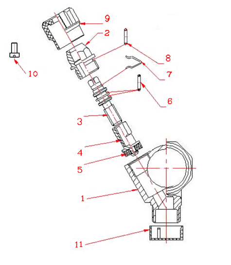 Конструкция коллектора с вентилями (560)