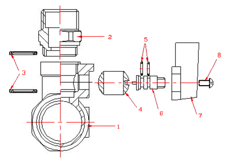 Конструкция коллектора с вентилями (580)