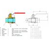 7605 Bonomi Кран кульовий TAMIGI сталева ручка внутрішньо-зовнішня