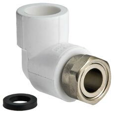 VTp.758 VALTEC Уголок полипропиленовый с накидной гайкой