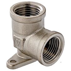 VTr.751. VALTEC Фитинг резьбовой – угольник с креплением (водорозетка)