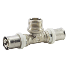 Тройник соединительный Fado с наружной резьбой