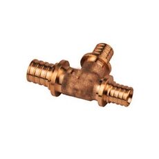 Натяжной фитинг Golan Aqua-pex тройник редукционний с зауженым торцевым проходом