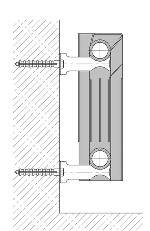 Кронштейн угловой для радиатора - фото 2