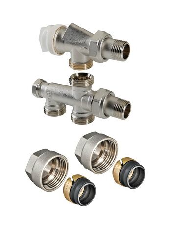 VT.225K. VALTEC Узел термостатический для нижнего подключения радиатора (комплект)