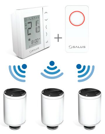 Salus беспроводная мини термоголовка - фото 2