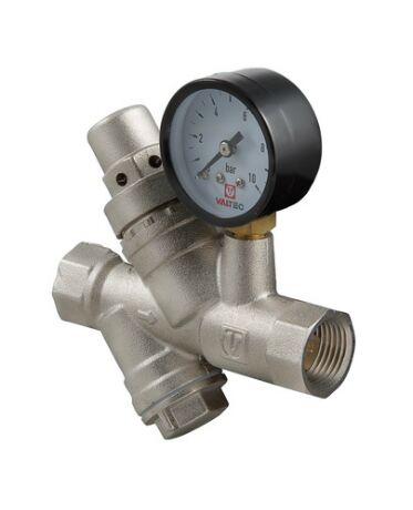 VT.515. VALTEC Подпиточный клапан с фильтром и манометром