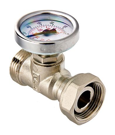 VT.4615. VALTEC Тройник с термометром