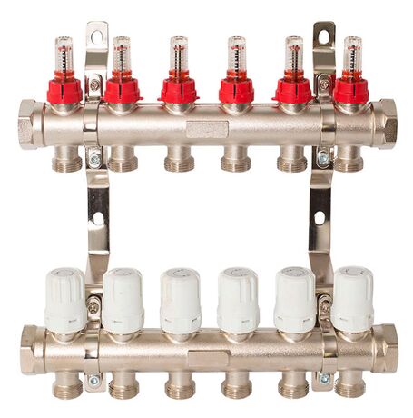 ASCO распределительный коллектор с расходомерами