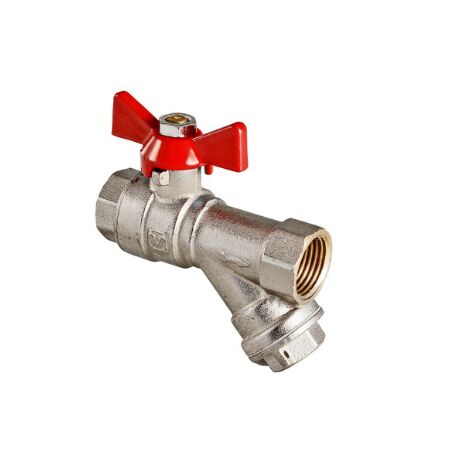 VT.293. VALTEC Кран шаровой COMBI со встроенным фильтром