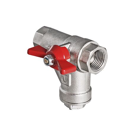 VT.294. VALTEC Кран шаровой со встроенным прямым фильтром