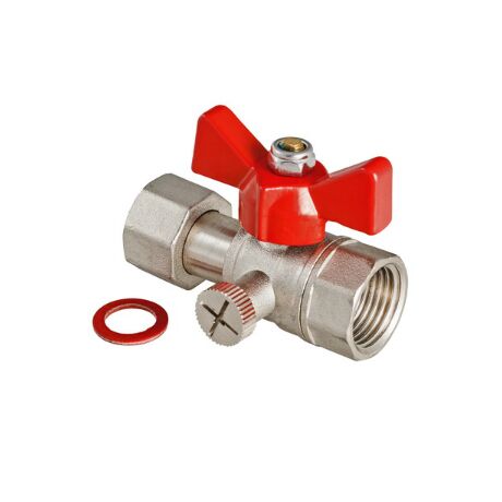 VT.807. VALTEC Кран шаровой для подключения манометра.