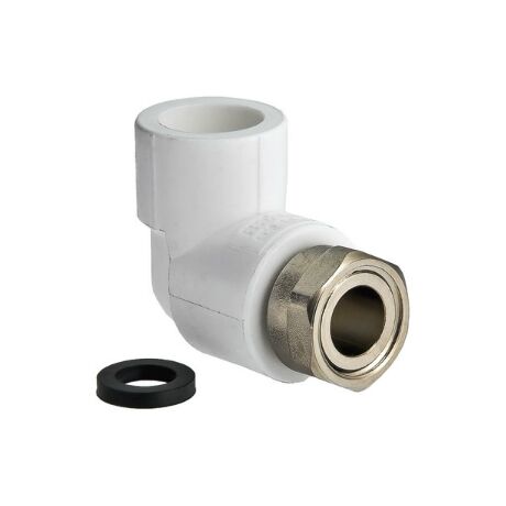 VTp.758 VALTEC Уголок полипропиленовый с накидной гайкой