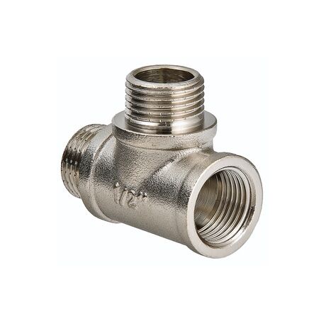 VTr.133. VALTEC Фитинг резьбовой – тройник с двумя переходами на наружную резьбу