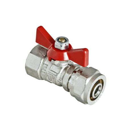 VT.342. VALTEC Кран шаровой с обжимным соединением и внутренней резьбой