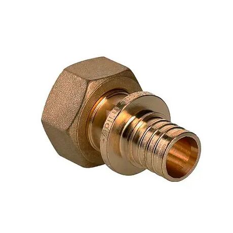 Натяжной фитинг Golan Aqua-pex переходник с накидной гайкой