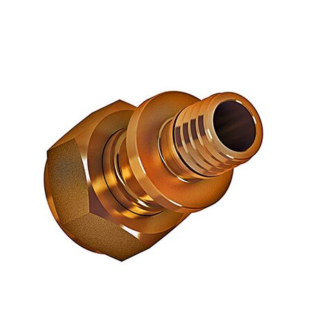 Натяжной фитинг Golan Aqua-pex переходник с накидной гайкой