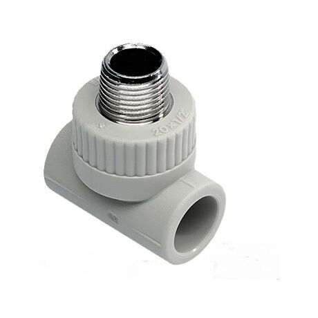 EKOPLASTIK Тройник комбинированный с наружной резьбой