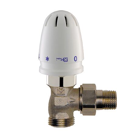 RTL клапан с термоголовкой HERZ (угловой)