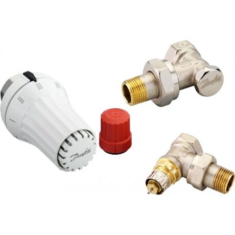 DANFOSS Комплект радиаторный угловой RA-N + RAЕ + RLV-S