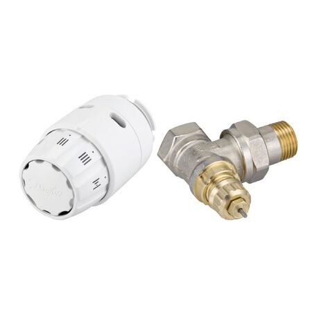 DANFOSS Комплект радиаторный угловой RA-FN + RAS-C2