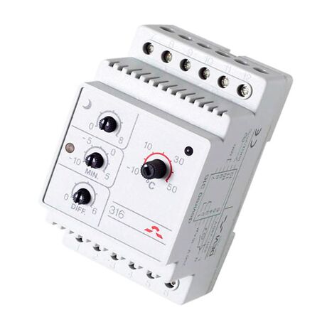 DEVI Терморегуляторы электронные на шину DIN DEVIreg 316