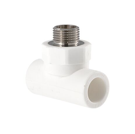 VTp.733 VALTEC ​Тройник полипропиленовый с переходом на наружную резьбу