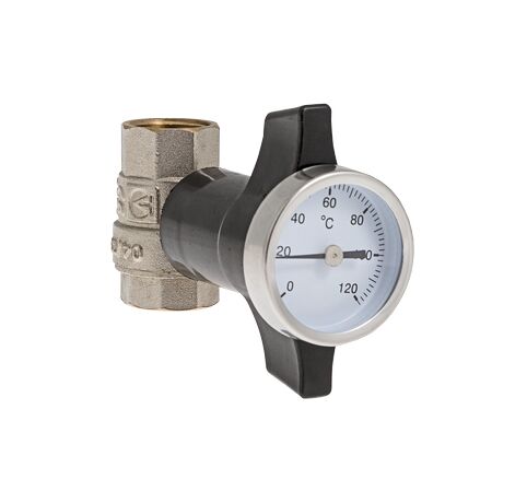 VT.808. VALTEC Кран шаровой c термометром