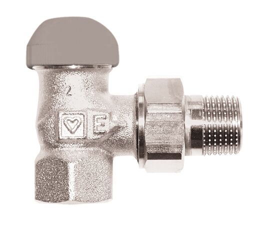 HERZ Термостатический клапан для однотрубных систем, угловой