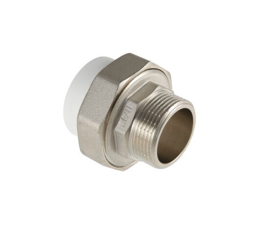 VTp.761 VALTEC Американка полипропилен под пайку с переходом на наружную резьбу