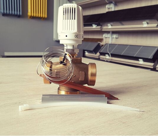 Herz Calis Трехходовой клапан с термоголовкой