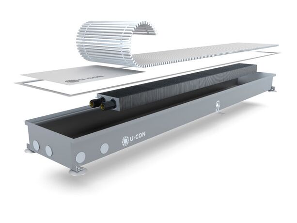 Внутрипольный конвектор (естесвенная конвекция)