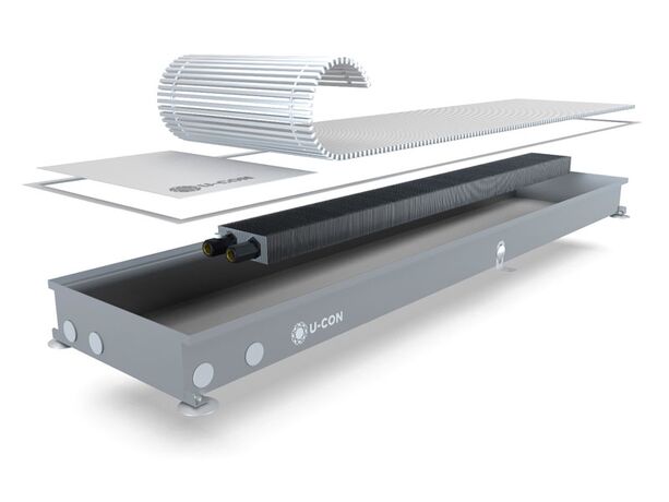 U-CON EK | Внутрипольный конвектор (естесвенная конвекция)