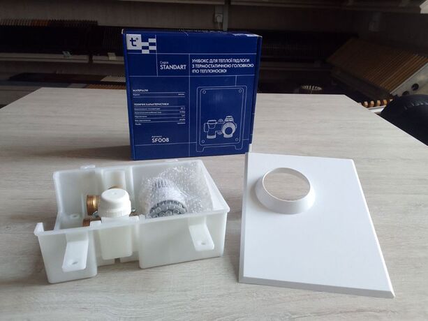 Thermo Alliance SF008 Унібокс для теплої підлоги 3/4" з термостатичною головкою