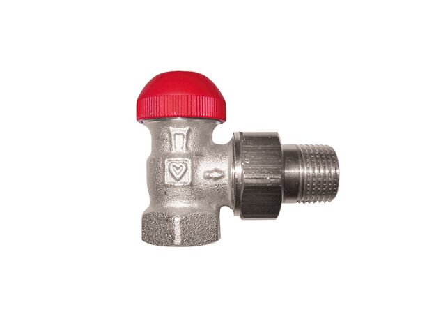 HERZ Термостатический клапан c функцией преднастройки, угловой