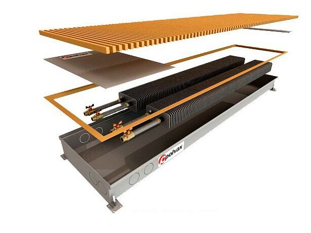 Polvax KEM | Внутрипольный конвектор (естественная конвекция)