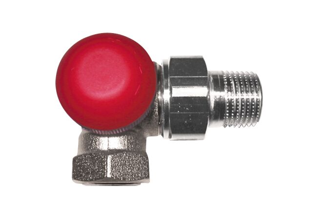 HERZ Термостатический клапан c функцией преднастройки, трехосевой клапан "AB"