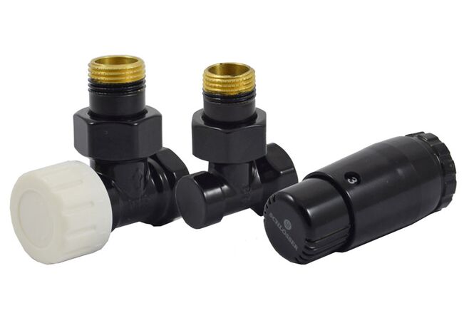 Радиаторный комплект Schlosser Standart Mini черный - Фото 1