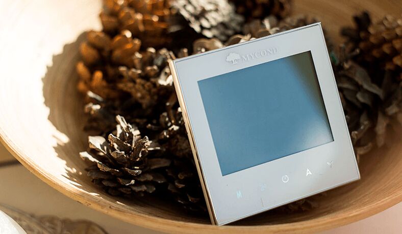 Mycond комнатный термостат TRF-B2F черный - ФОТО 2