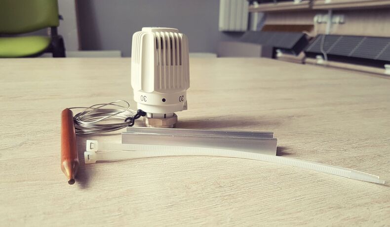 Термостатическая головка Herz-KLASSIK с выносным датчиком